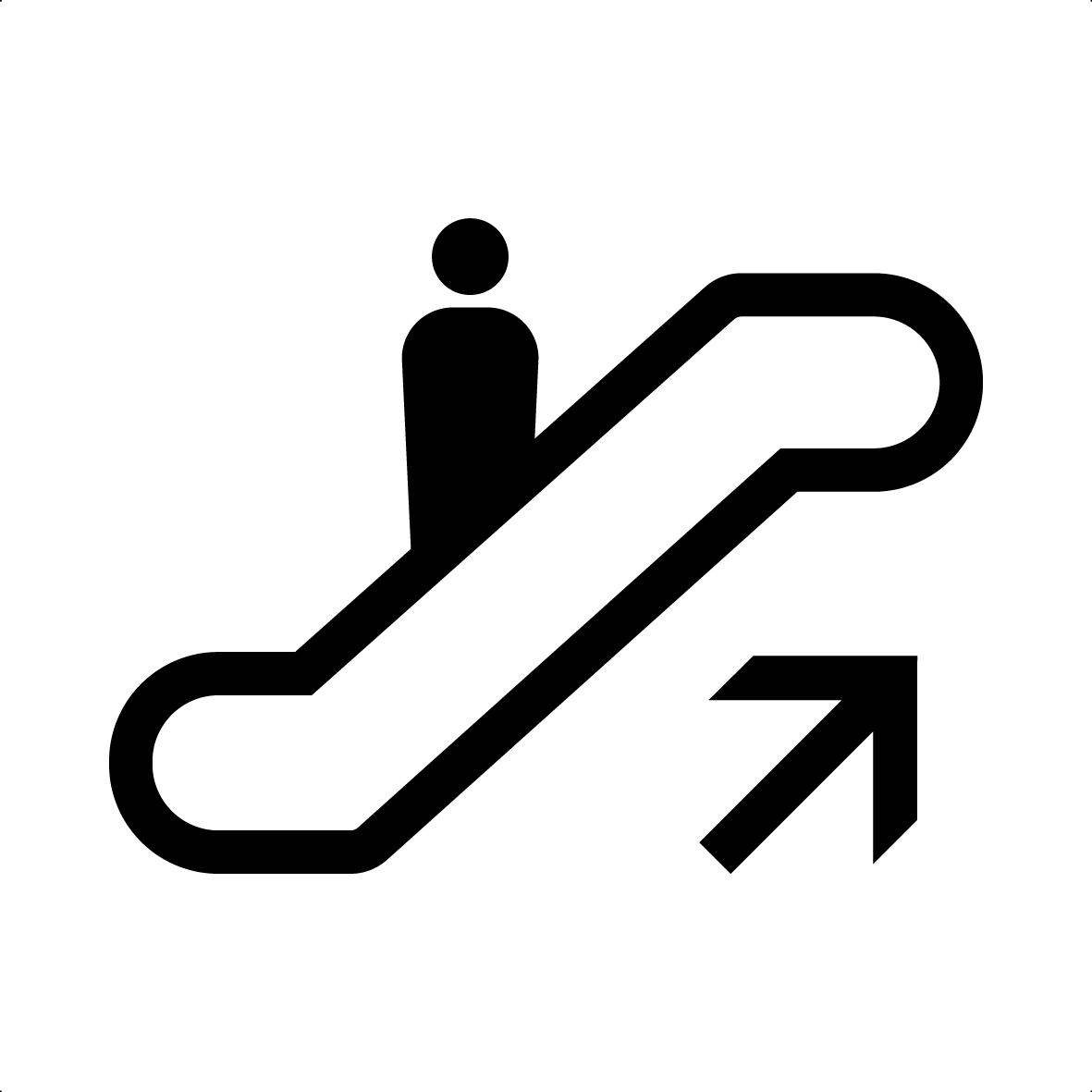 電扶梯 (上升) 圖標縮圖