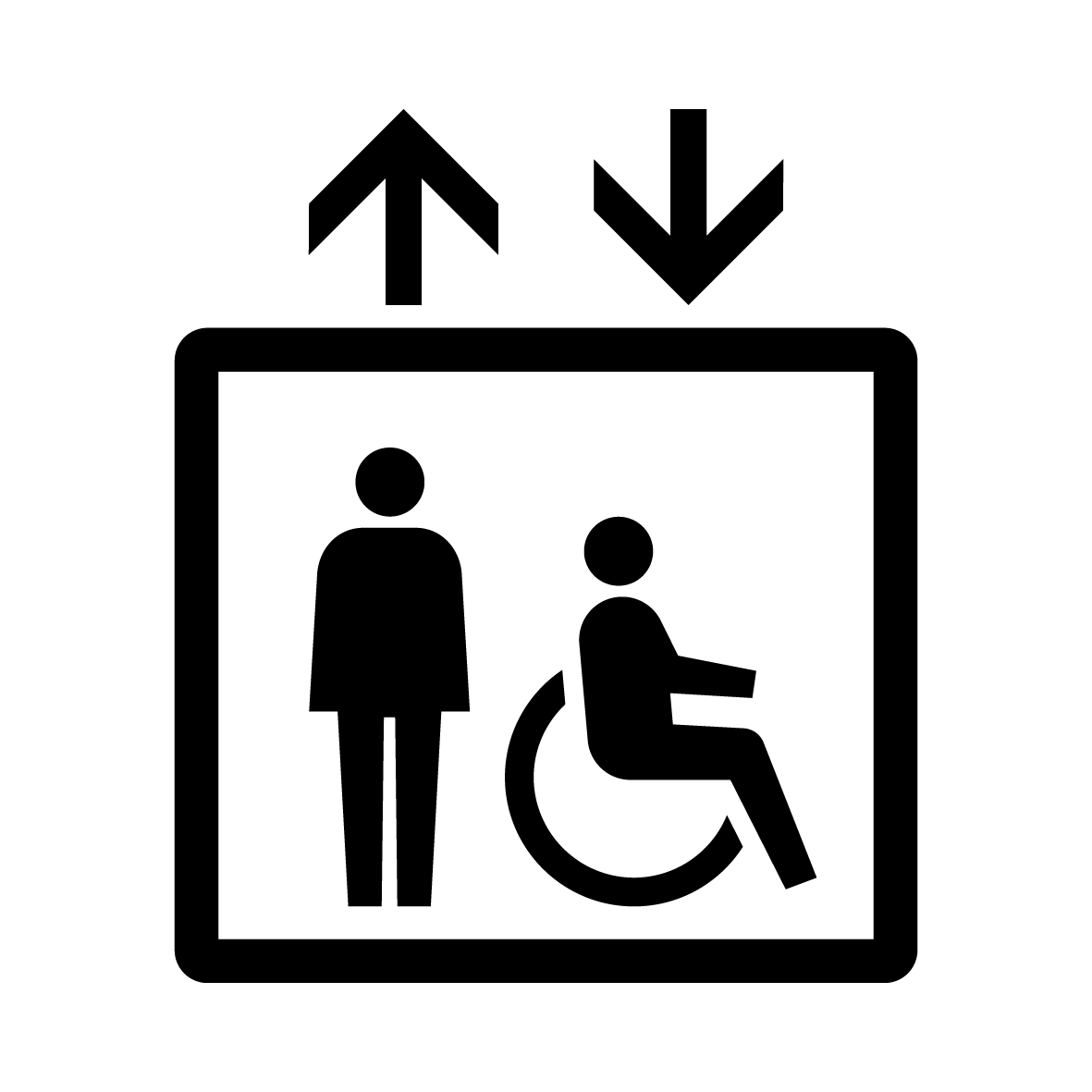 無障礙電梯 圖標縮圖