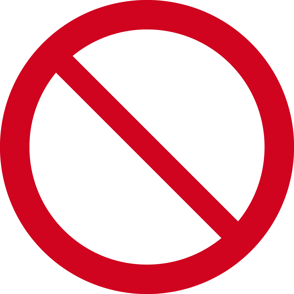 一般禁止 圖標縮圖