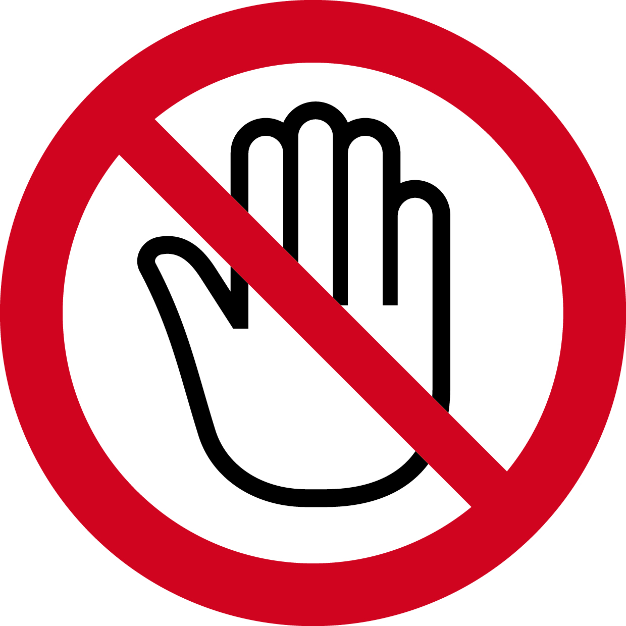 禁止觸摸 圖標縮圖