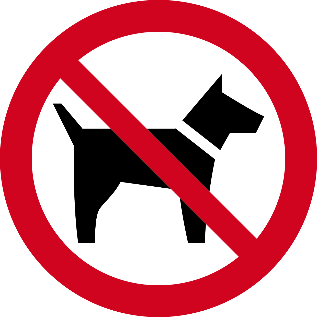 禁止狗進入 圖標縮圖