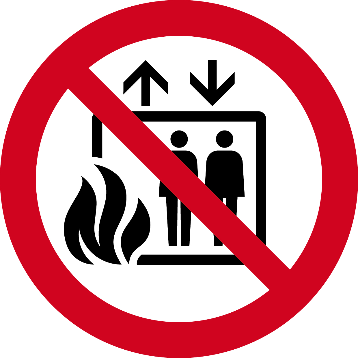 火警時勿搭乘電梯 圖標縮圖