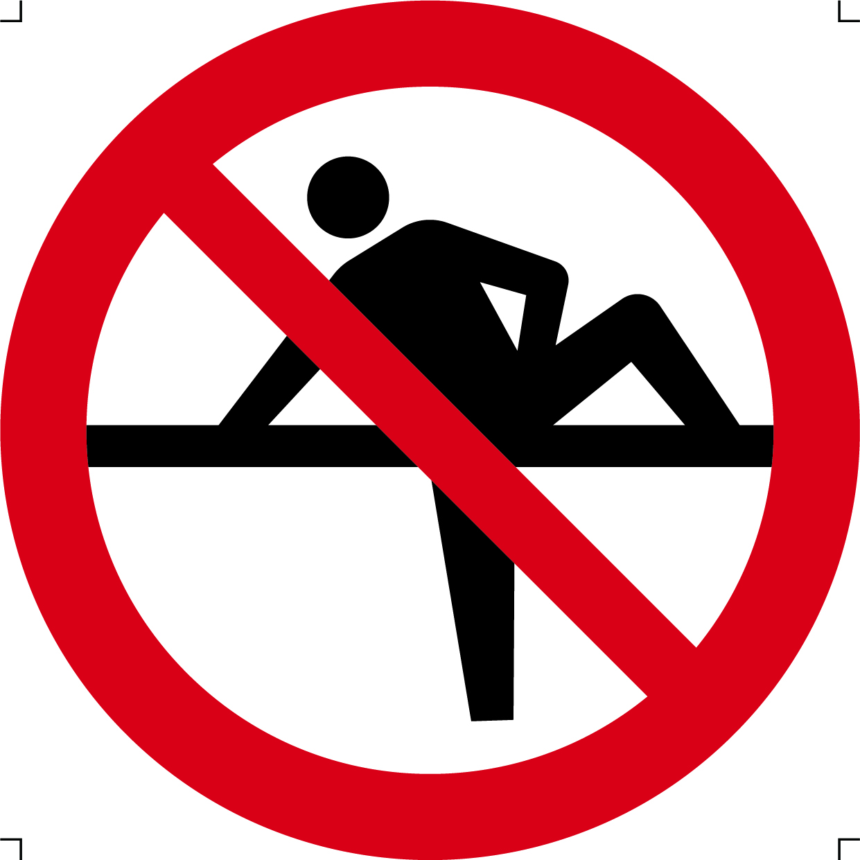 禁止跨越 圖標縮圖