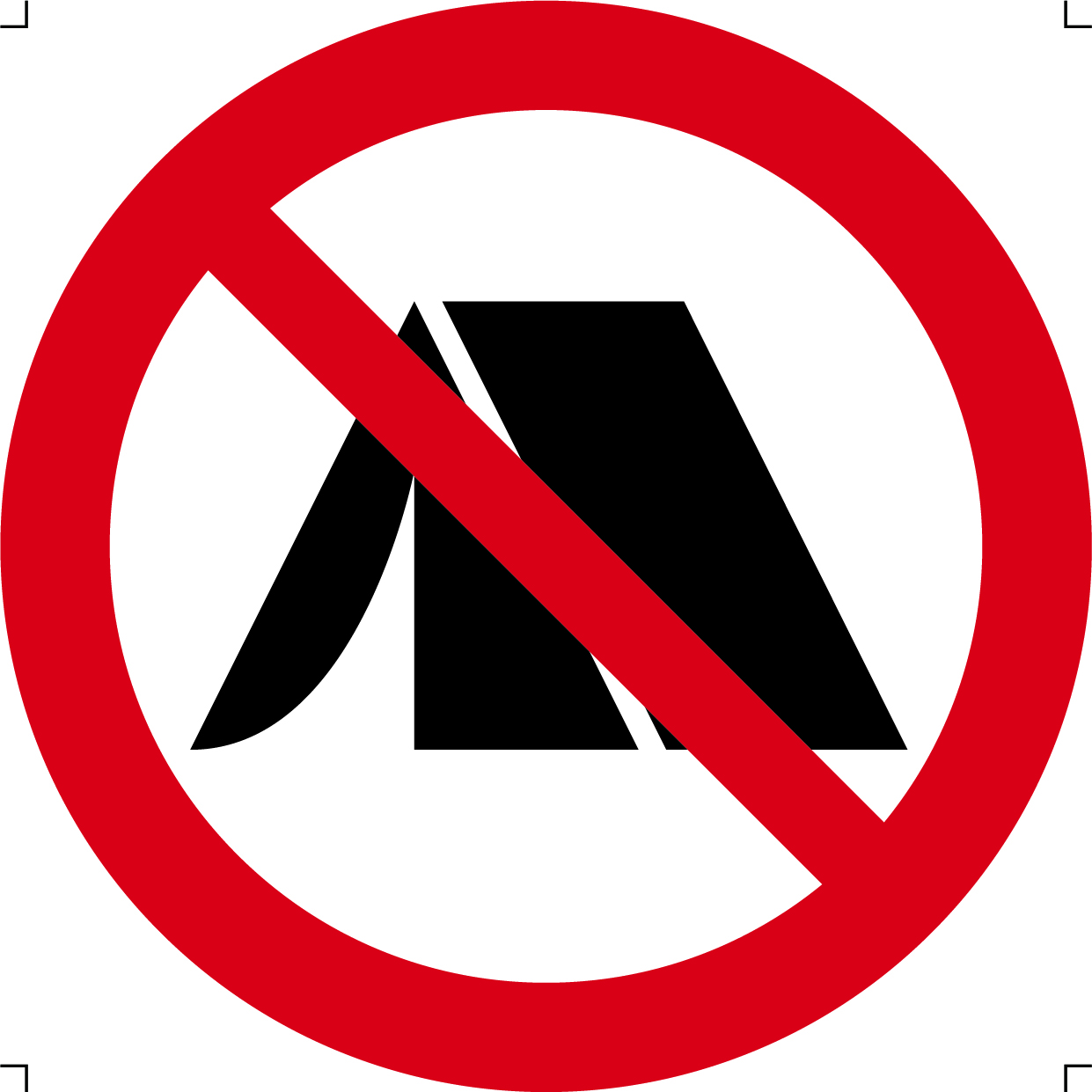 禁止露營 圖標縮圖