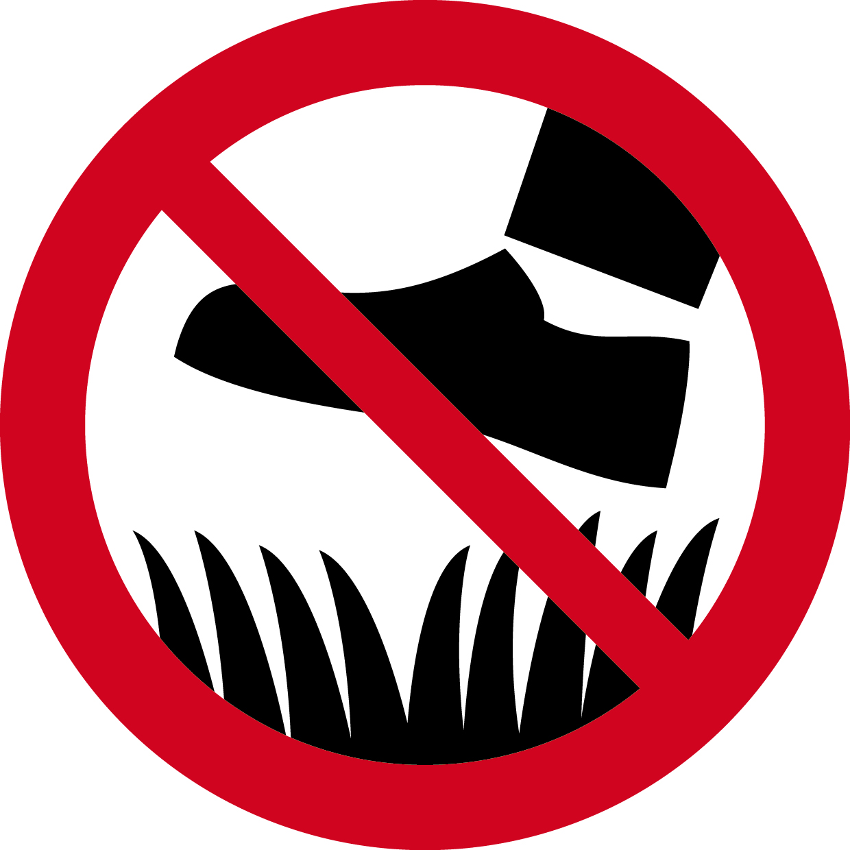 禁止踐踏草皮 圖標縮圖