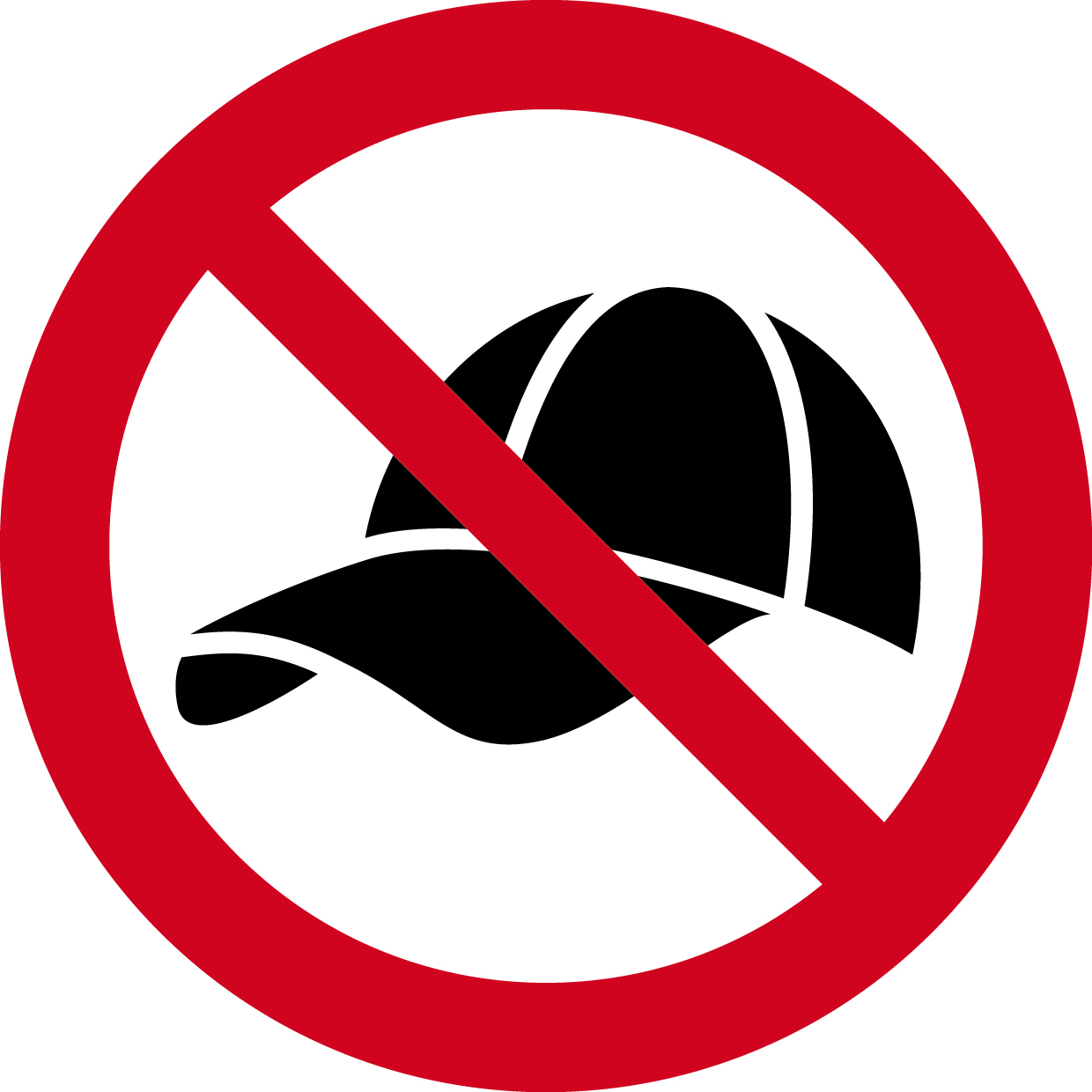 禁止戴帽 圖標縮圖